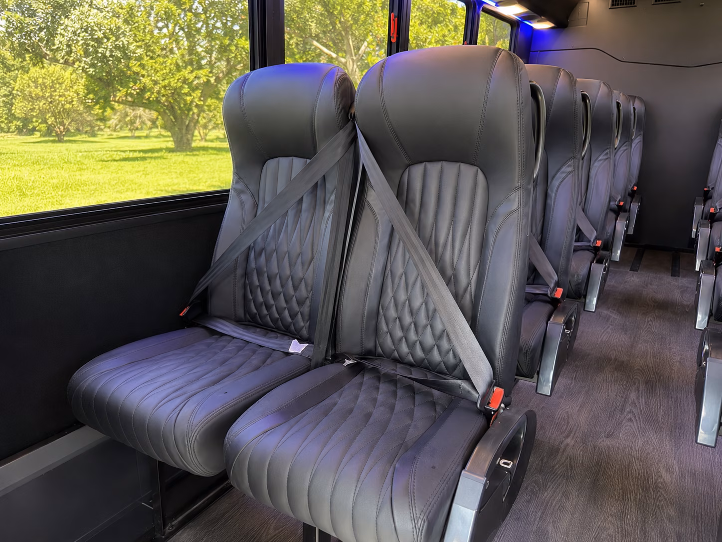 anchorage 15 passenger minibus inside