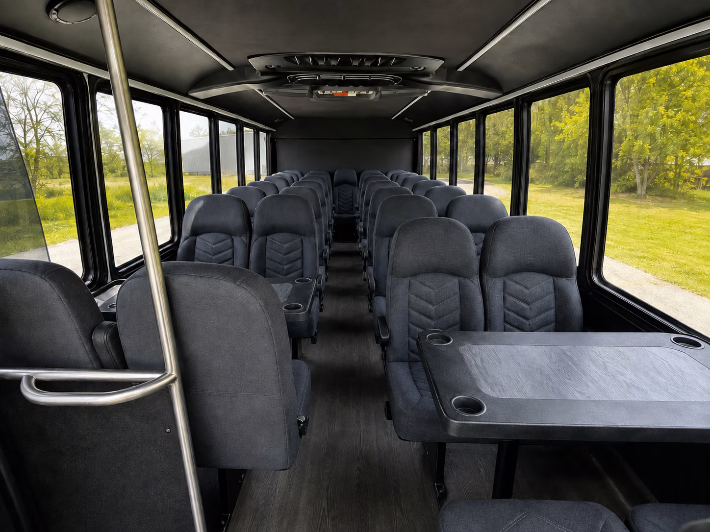 anchorage 15 passenger minibus interior