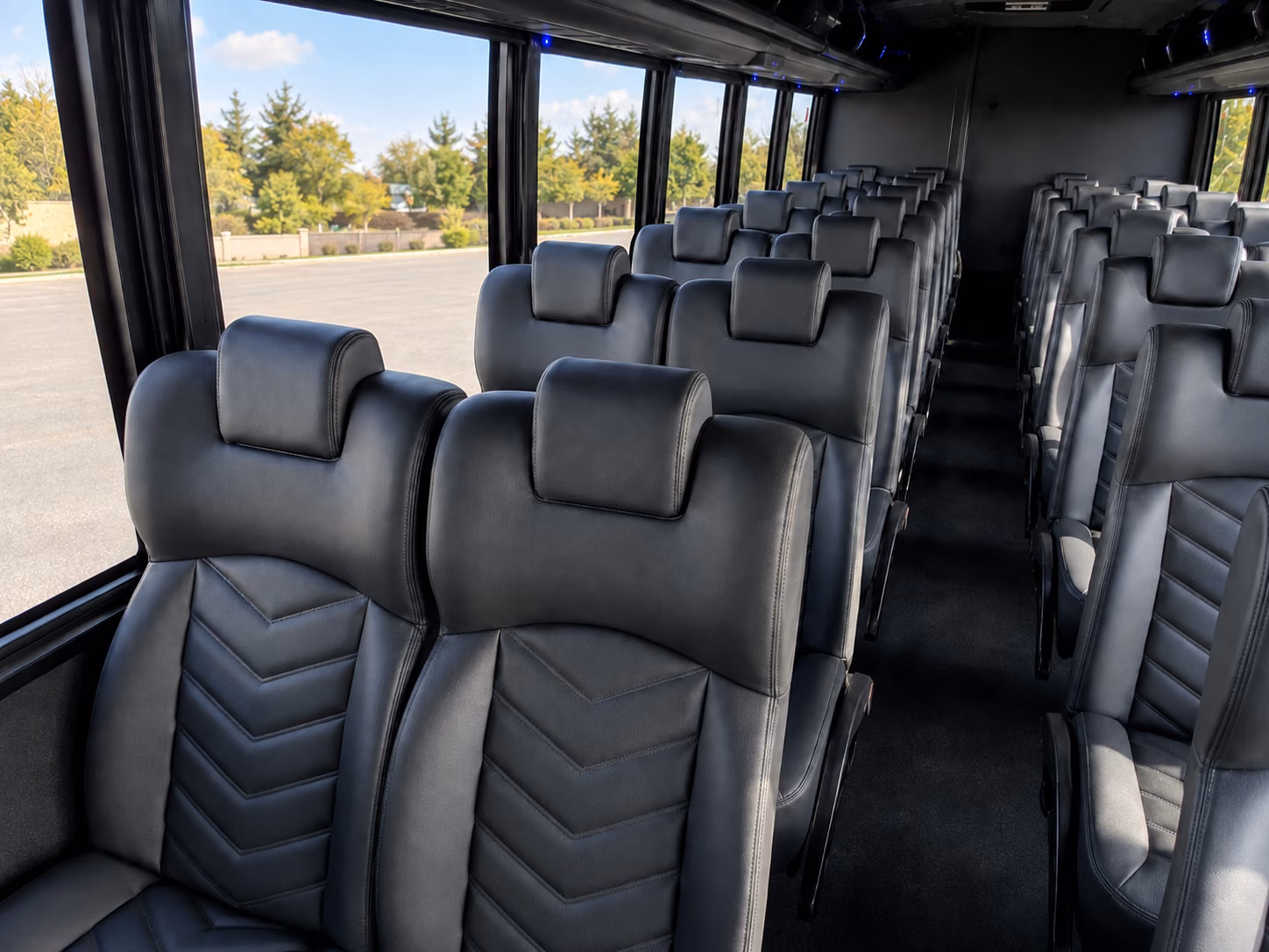 anchorage 18 passenger minibus interior