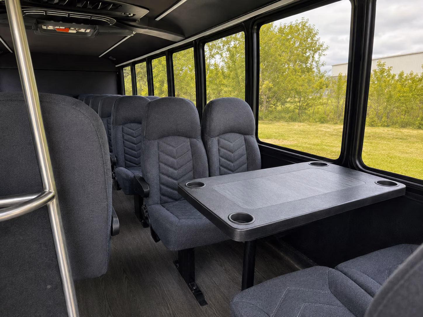 anchorage 20 passenger minibus inside
