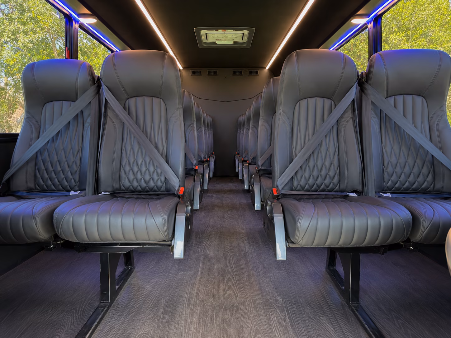 anchorage 20 passenger minibus interior