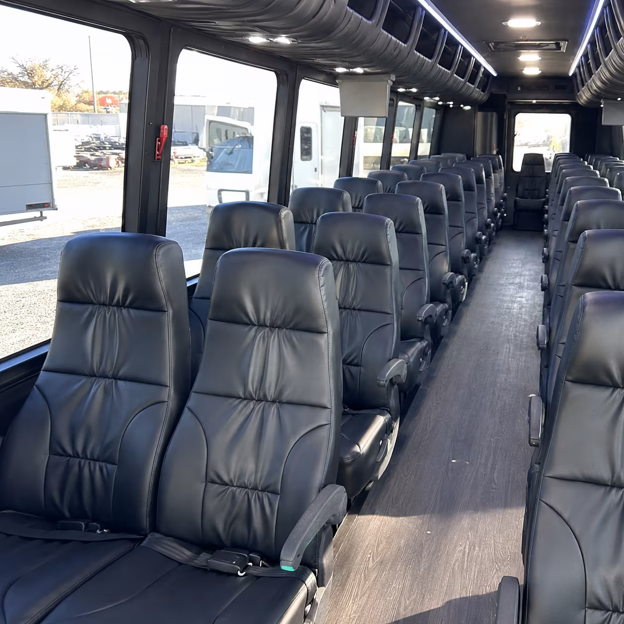 anchorage 25 passenger minibus interior