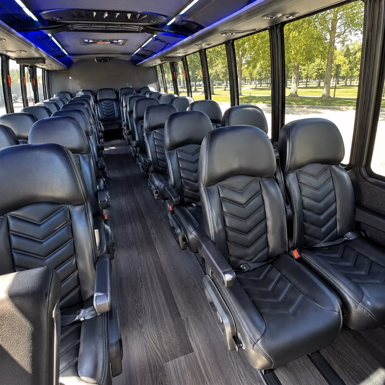 anchorage 30 passenger minibus inside