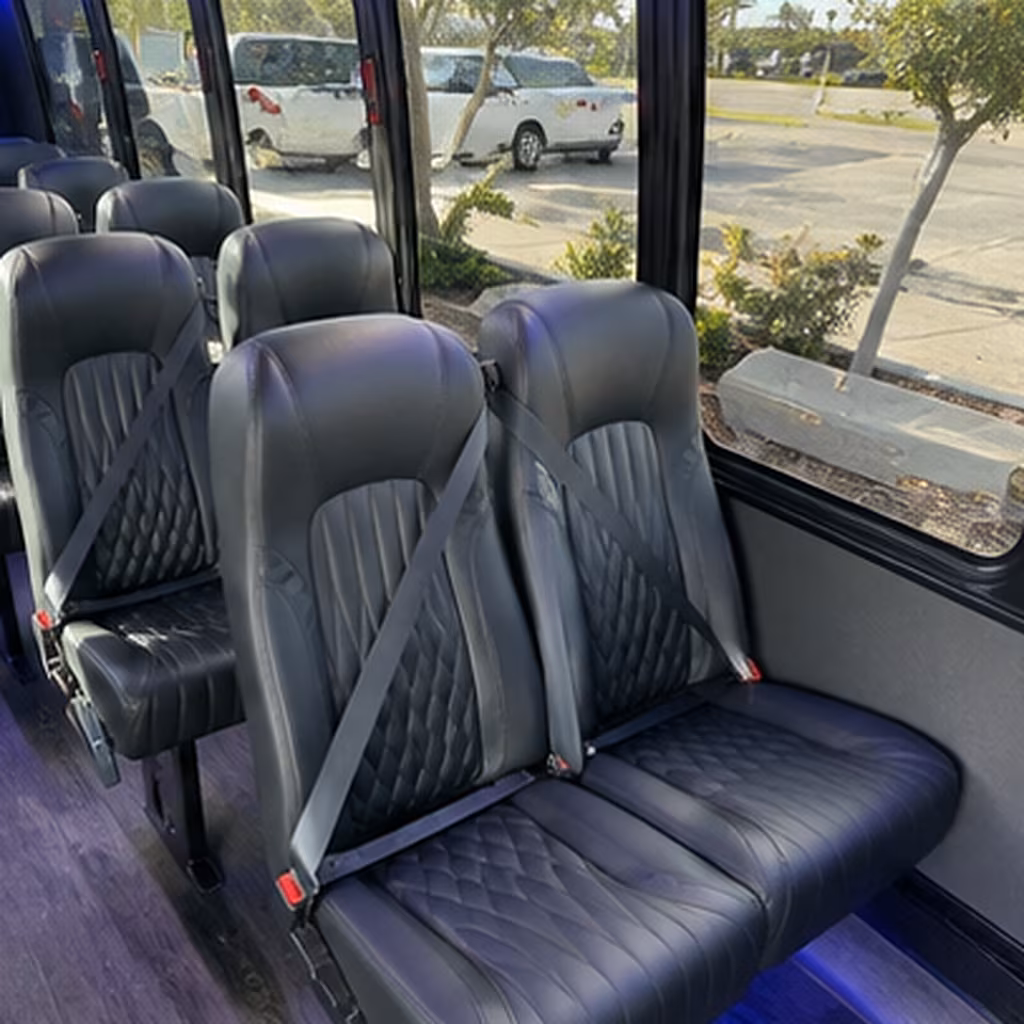 anchorage 30 passenger minibus interior