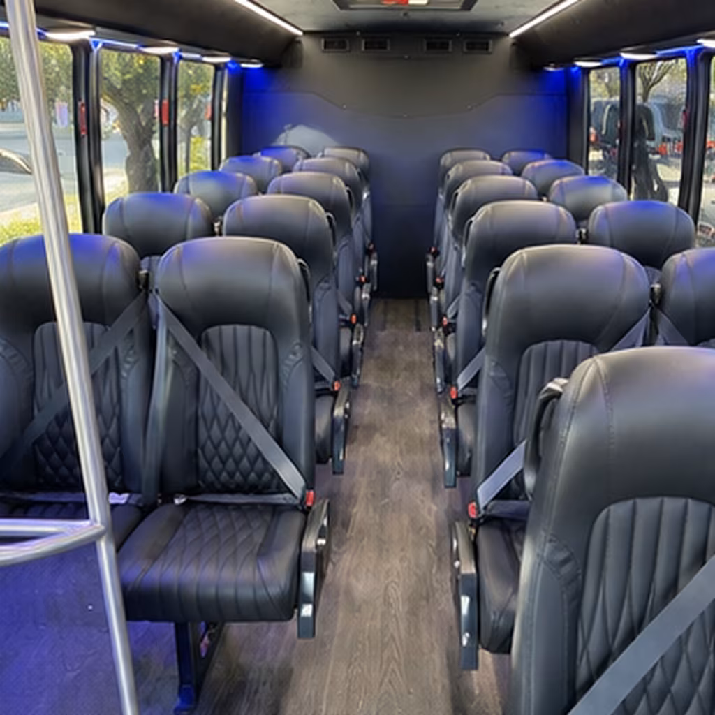 anchorage 35 passenger minibus interior