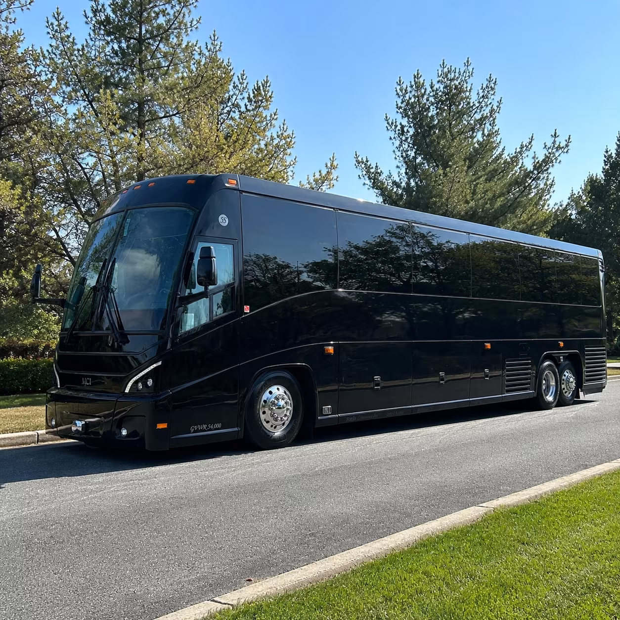 anchorage 56 passenger charter bus