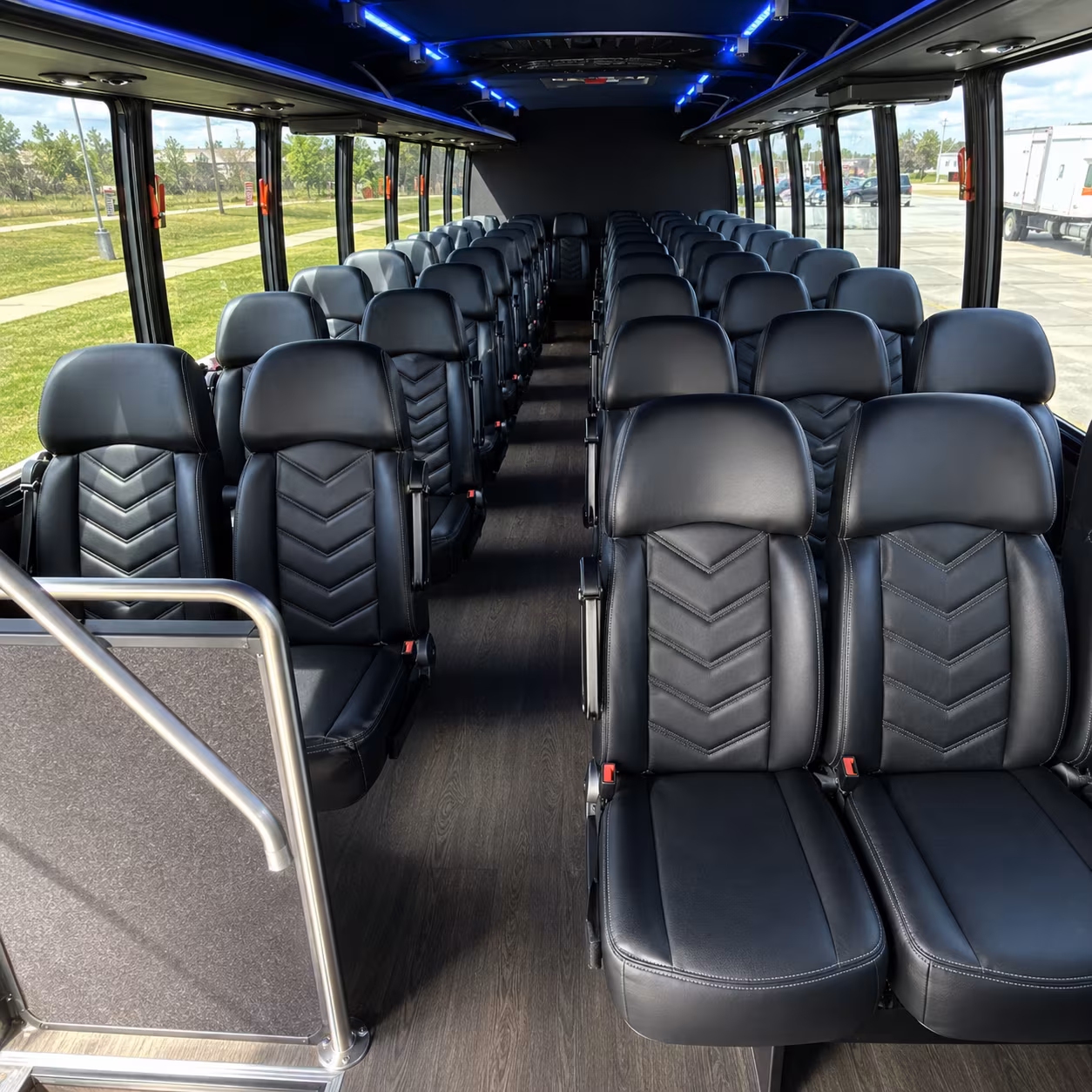 anchorage private event transportation onboard seating