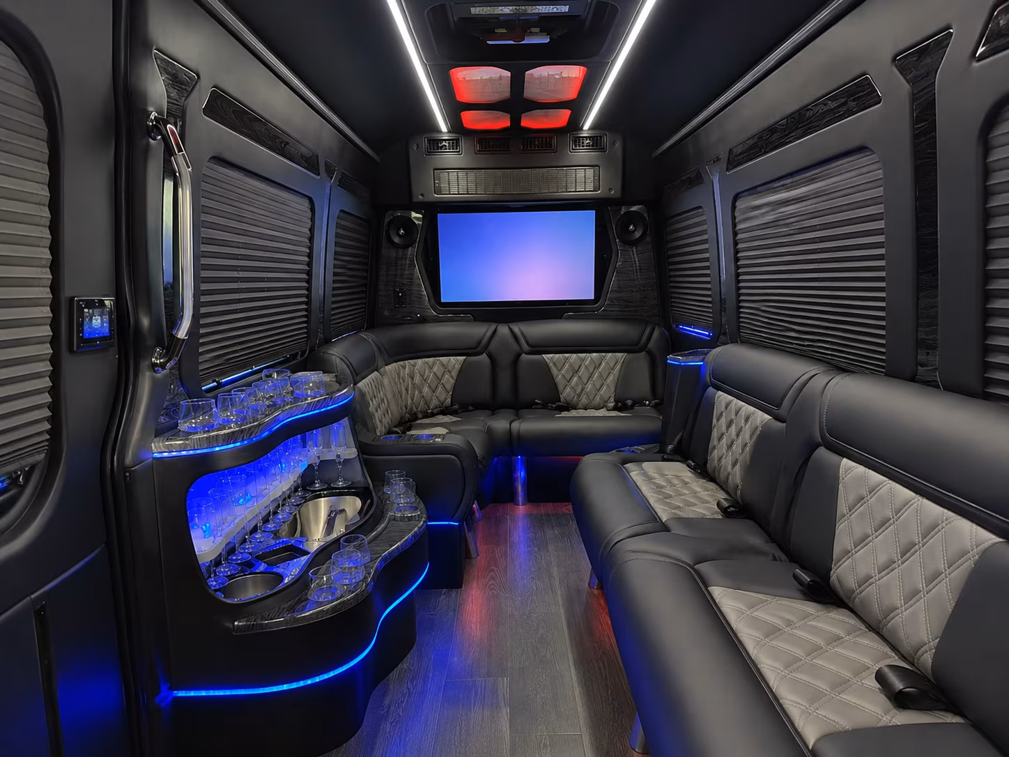 anchorage sprinter limousine inside