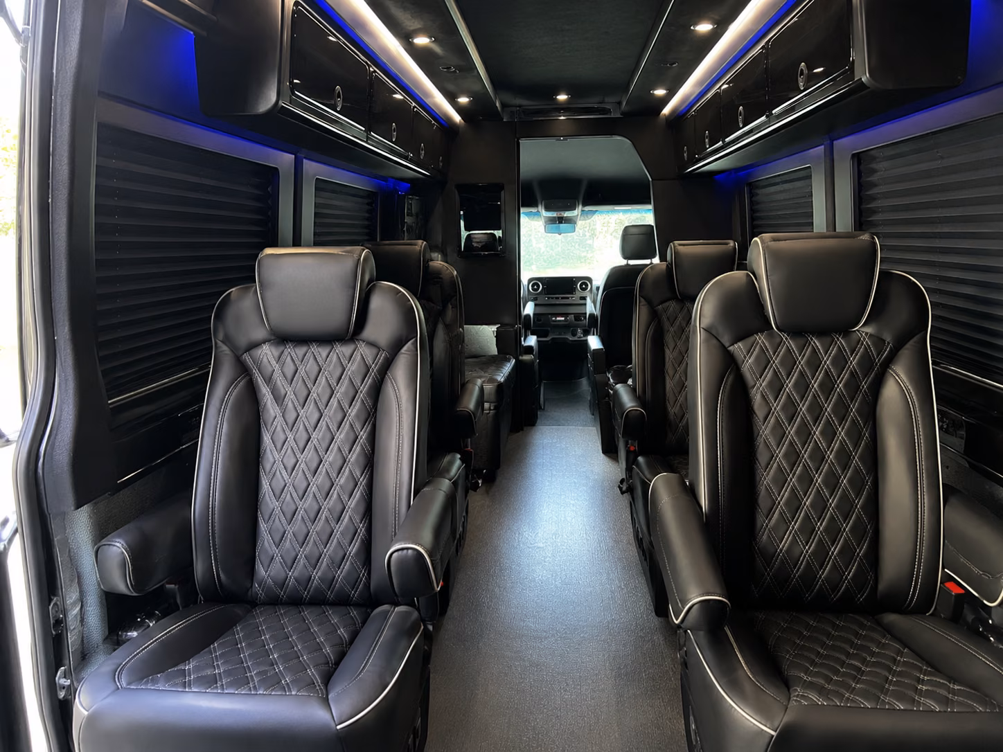 anchorage sprinter van with driver interior